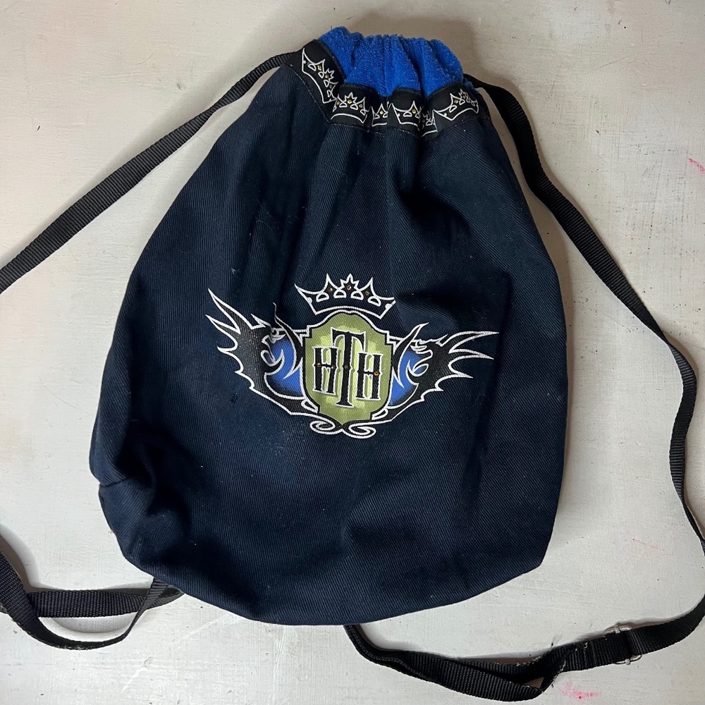 Vintage Disney Hollywood Tower Hotel Tower of Terror Drawstring Backpack MGM